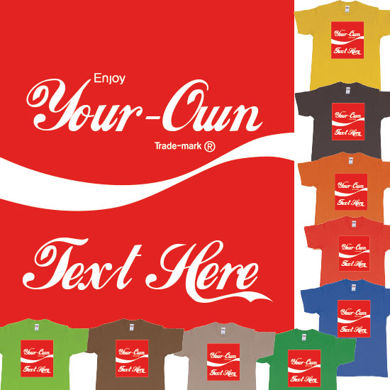 Customize your own Coca-Cola t-shirt - the possibilities are endless!