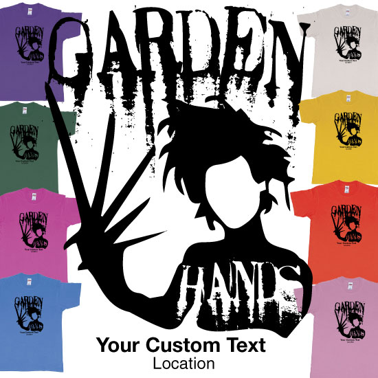 Garden Hands Edward Scissorhands Custom Design