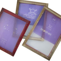 Silk screens for each color that needs to be printed