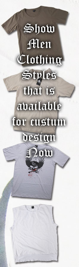 Show Men Clothing Models that is available for custum design Now mt_ignore