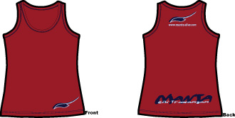 Manta GiliT Girls Model 05 Fuxia Red Double Faded Logo 06