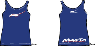 Manta GiliT Girls Model 08 Ocean Blue Faded Logo 02