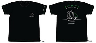 Pindito T-shirt Design 01 The Boat Green Print