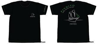 Pindito T-shirt Design 02 The Boat Green Print