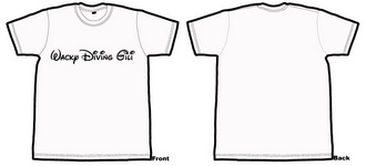 Wacky Diving Gili Trawangan T-shirt Design Wacky Diving Gili Trawangan T-shirt Design