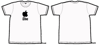 Diving T-shirt IDive Mac Inspired Diving T-shirt IDive Mac Inspired