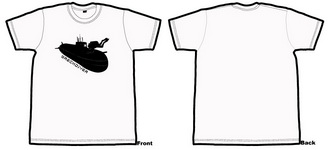 Diving T-shirt Submarine And a Rebreather Diver Diving T-shirt Submarine And a Rebreather Diver