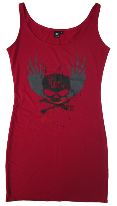 The Pirate Ways Girls Clothing Model L7G Girls Model 07 U-Neck Dress. Fabric Material Colors used is on this model is 40S Spandex. All The Pirate Way clothing models and printing is from our own clothing factory in Bali Seminyak
