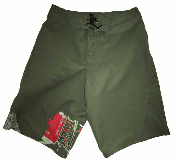 The Pirate Ways Clothing S2M Men Model Swim Shorts Twisted. Fabric Material Colors used is on this model is Fabric Colors Microfibre 100% Polyester. All The Pirate Way clothing models and printing is from our own clothing factory in Bali Seminyak