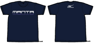 Manta GiliT T-shirt 04 Blue Written Manta