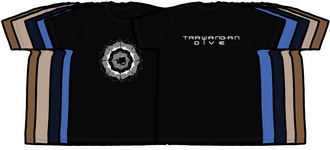 Trawangan Dive T-shirt Design 14 Shark Tech Circle