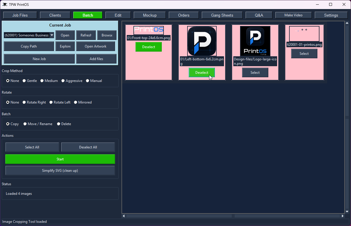 Batch tool