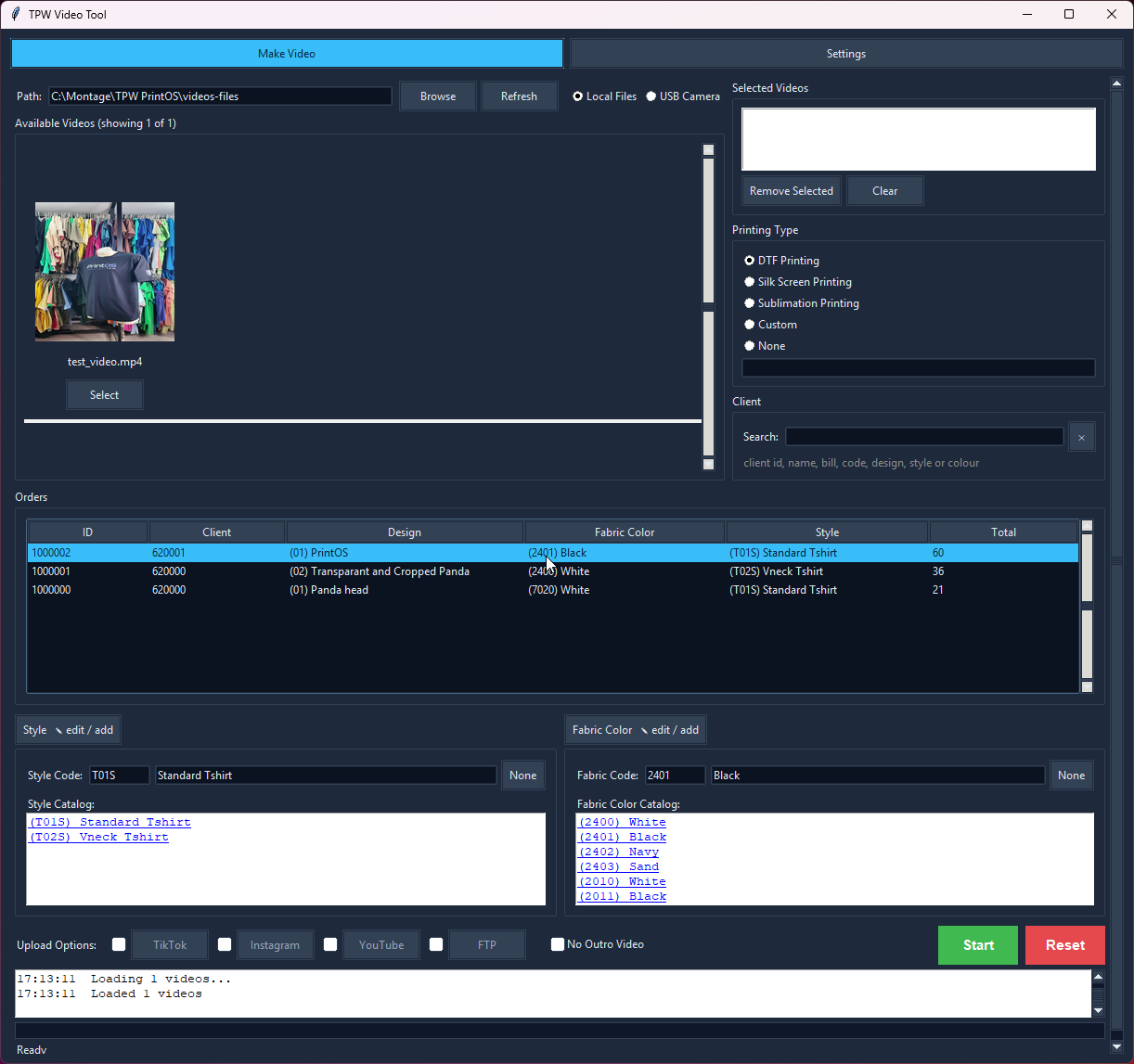 Video tool