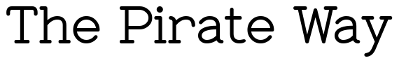 Font Zolano-Serif-BTN: The Pirate Way