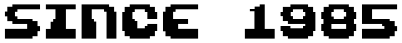 Font Razor-1911-Retro: Since 1985