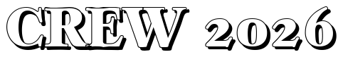Font WilliamBeckerShadow-Heavy-Regular: CREW 2026