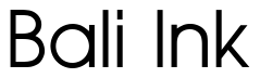 Font Avant-Garde-Gothic-Book: Bali Ink