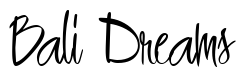 Font 1-SnappyThin-DNA: Bali Dreams