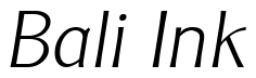 Font ClearlyGothicLight-Italic preview