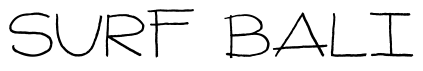 Font 2Peas-Architect: Surf Bali