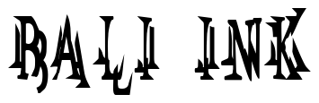 Font Zone23_zazen-xtreme: Bali Ink
