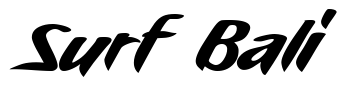 Font 0-CazFat-DNA: Surf Bali