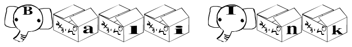 Font zou-Font: Bali Ink