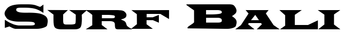 Font Zyklop: Surf Bali