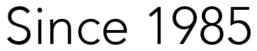 Font 12-Avenir-35-Light-02173: Since 1985