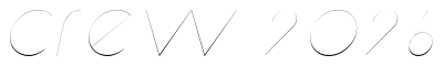 Font ZoobeSSK-Italic: CREW 2026
