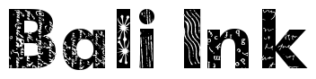 Font 2Peas-Class-Act: Bali Ink