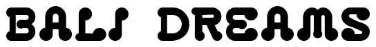 Font 2770-BABY: Bali Dreams
