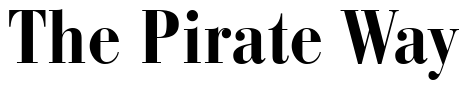 Font 12BauerBodoni-24033-Condensed-Bold: The Pirate Way