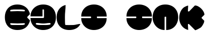 Font Zurklez-Solid-BRK: Bali Ink