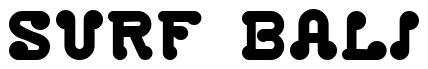 Font 2770-BABY: Surf Bali