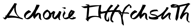 Font AutographScriptEF-BoldExtras: Bali Dreams