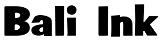 Font 2-Bluto-Casual-DNA: Bali Ink