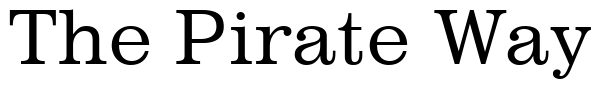 Font 12Impressum-Roman05134: The Pirate Way