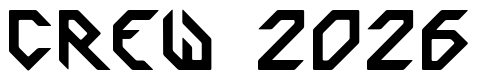 Font Zoomgroove: CREW 2026