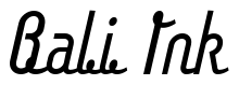 Font Chaingothic-Light: Bali Ink