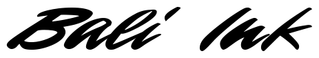 Font 1-Fast-Eddie-DNA: Bali Ink