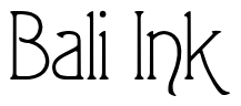 Font Art-Gothic: Bali Ink