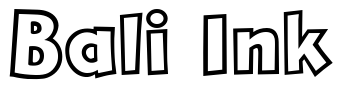 Font 0-Toon-Block-DNA: Bali Ink