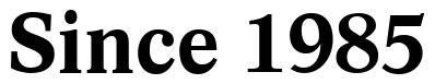 Font 12-Concorde-Bold-07319: Since 1985
