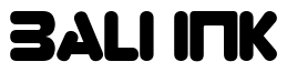 Font Zorque: Bali Ink