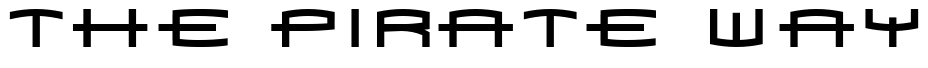 Font 1979: The Pirate Way