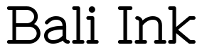 Font Zolano-Serif-BTN: Bali Ink