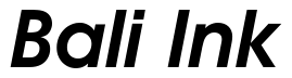 Font Avant-Garde-Gothic-Demibold-Oblique: Bali Ink