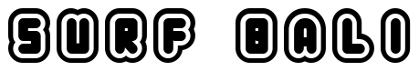 Font 22-03: Surf Bali