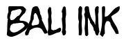 Font ZITZ: Bali Ink